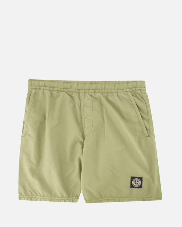 B100B09 Brushed Nylon Badehose Militär