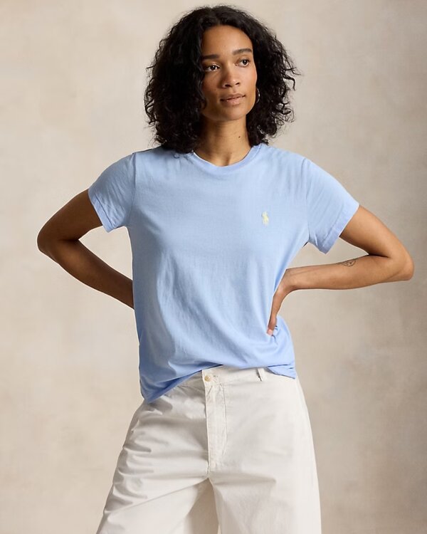 Polo Ralph Lauren Classic Fit T-Shirt Licht Blauw Classic Fit T-Shirt Licht Blauw