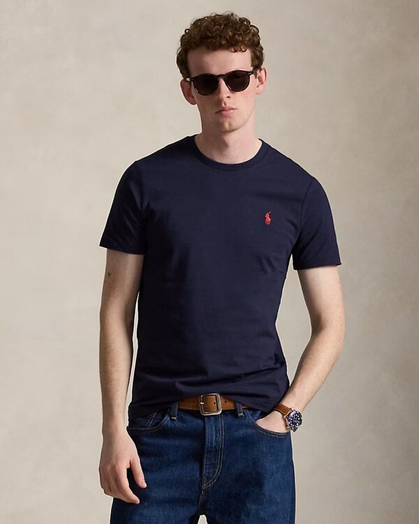 Custom Slim Fit T-Shirt Marine