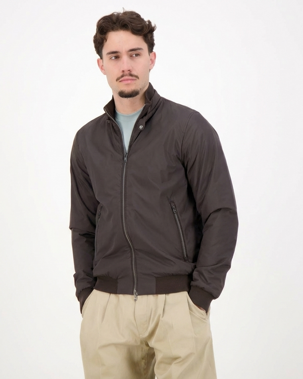 Mens Woven Jacket Brown