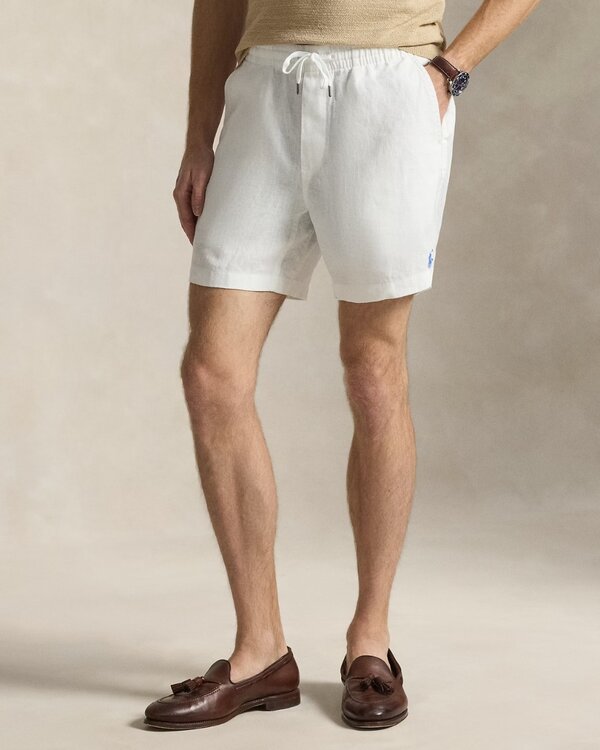 Prepster Linnen Short Weib