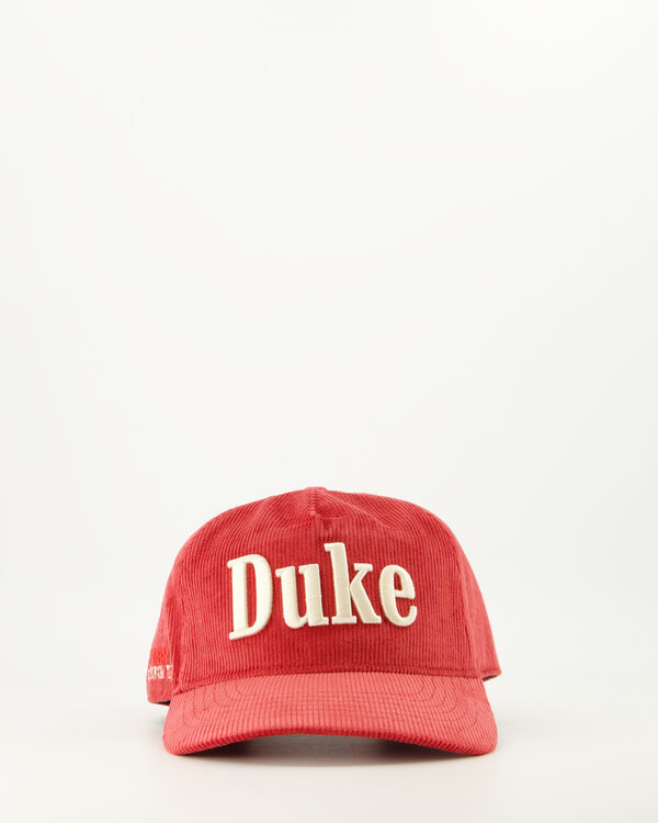 Duke Corduroy Cap Rood