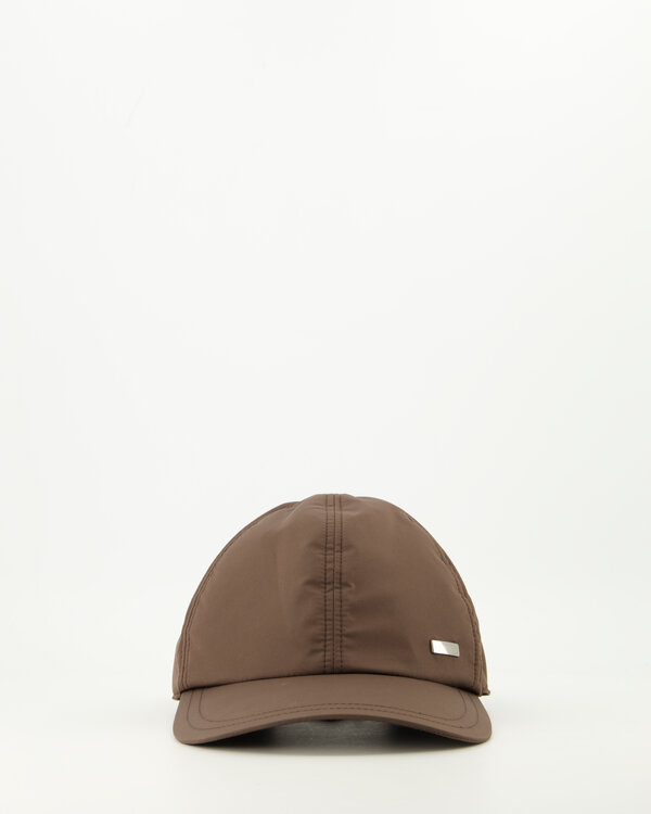 Men's Woven Cap Kappe Braun