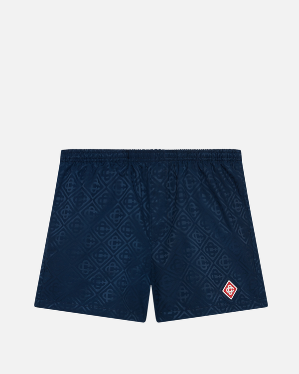 Monogram Jacquard Swim Short Navy