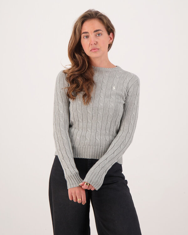 Juliana Cable Pullover Grau