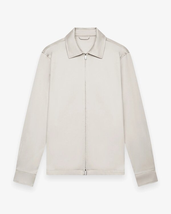 Supima Overshirt Pearl Grey