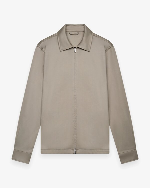 Supima Overshirt Lead Grey