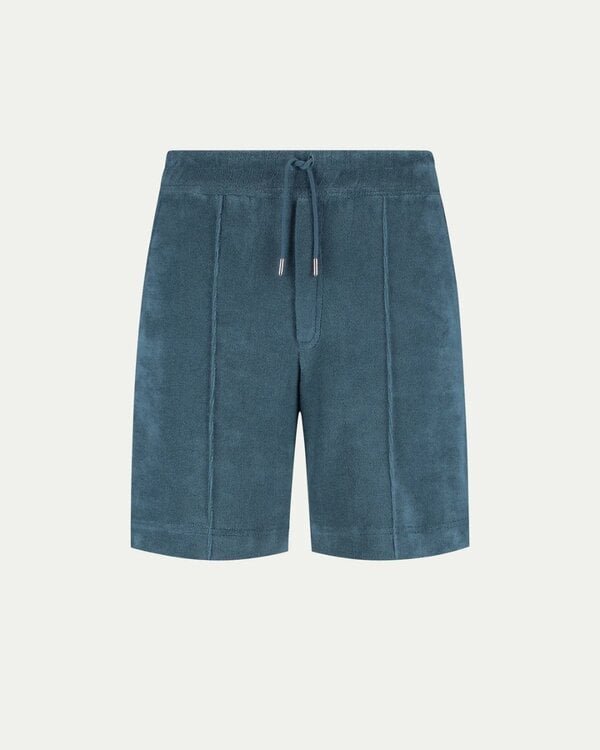 Frottee Freizeitshorts Grün