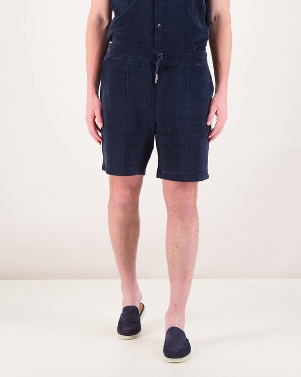 Frottee Freizeitshorts Marine