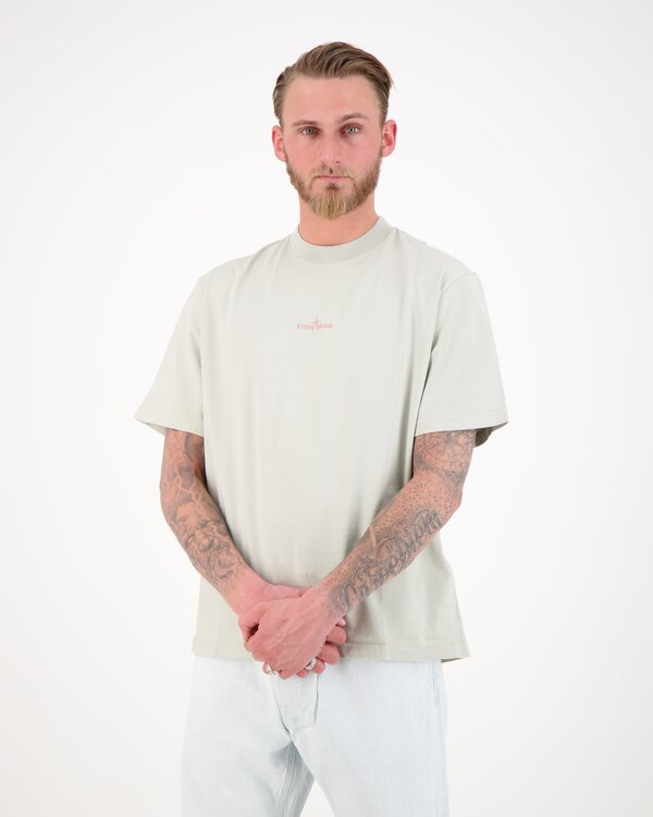 2100001 Combed Organic Cotton Carlo T-Shirt Perlgrau