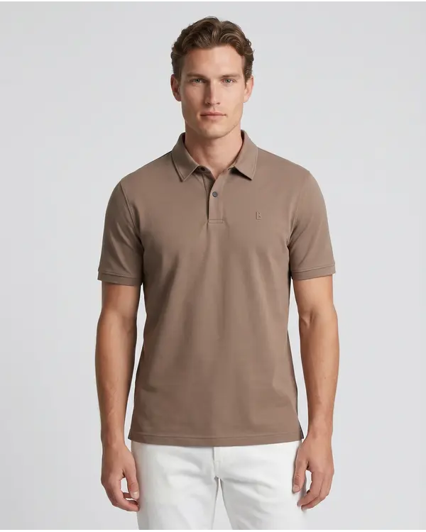 Timo-5F Polo Taupe