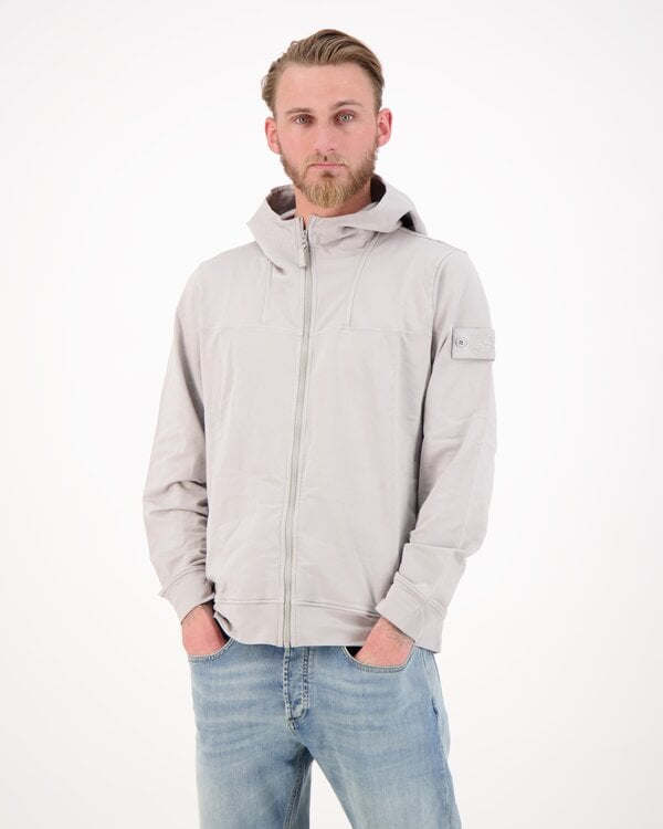 6100024 Stretch Cotton Fleece SI Ghost Zip-up Hoodie Dust