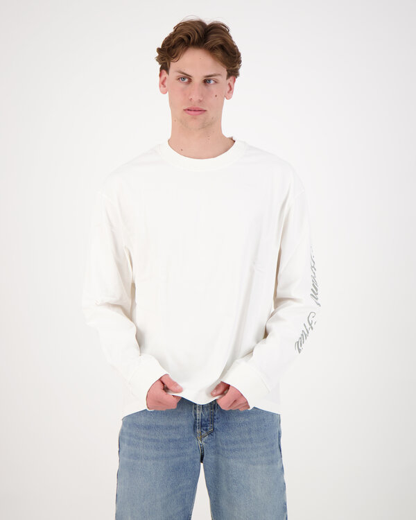 Script Logo Longsleeve Offwhite