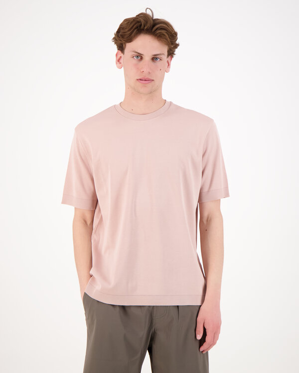 Mens Knitted T-shirt Roze