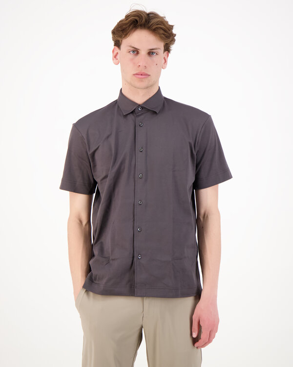 Interlock Supima Shirt S/S Asphalt