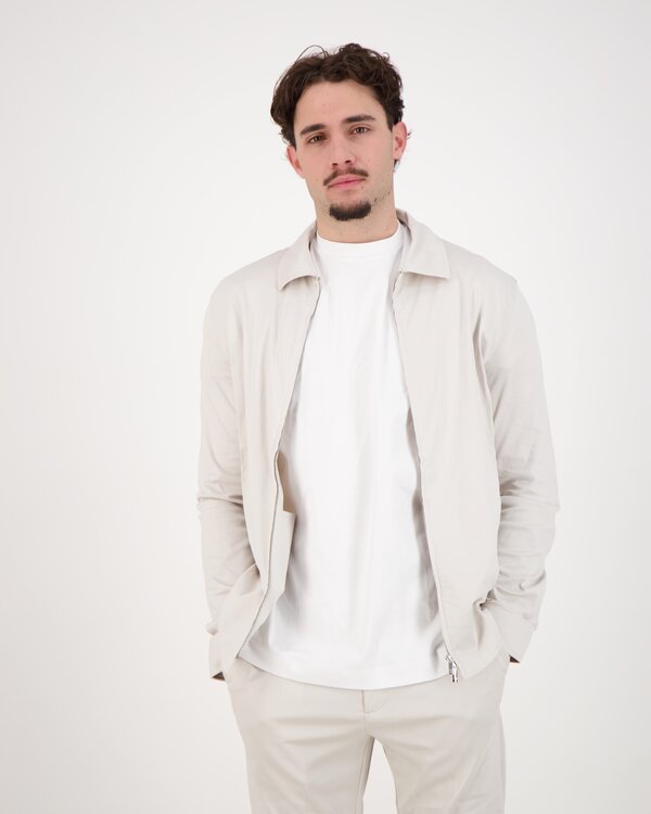 Supima Overshirt Pearl Grey