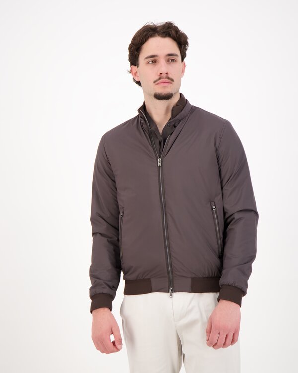 Mens Woven Jacket Bruin