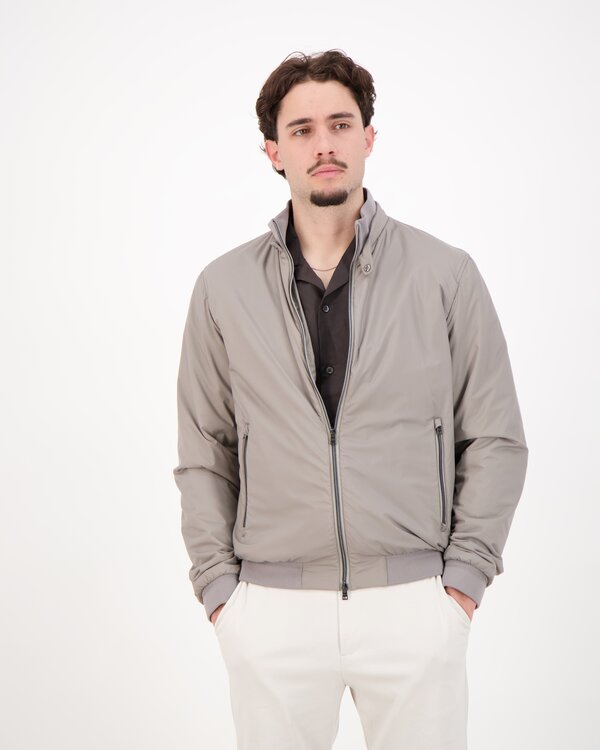 Mens Woven Jacket Taupe