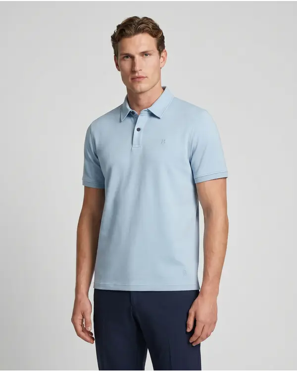 Timo-5F Polo Hellblau