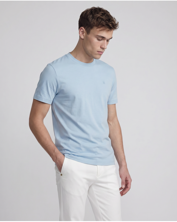 Ryan T-shirt Light Blau