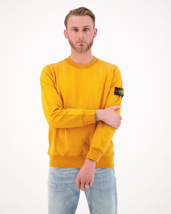 6100060 Organic Cotton Fleece Pullover Orange