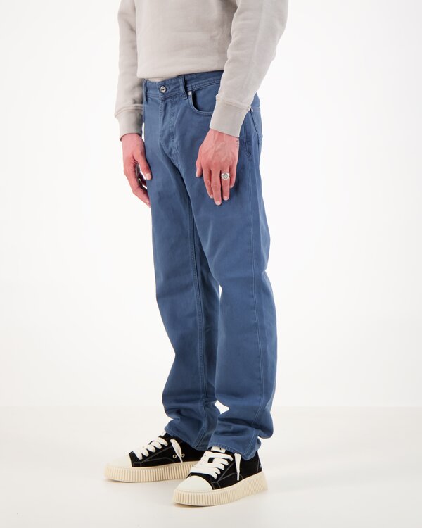 J100005 Indigo Straight Denim Jeans Blau