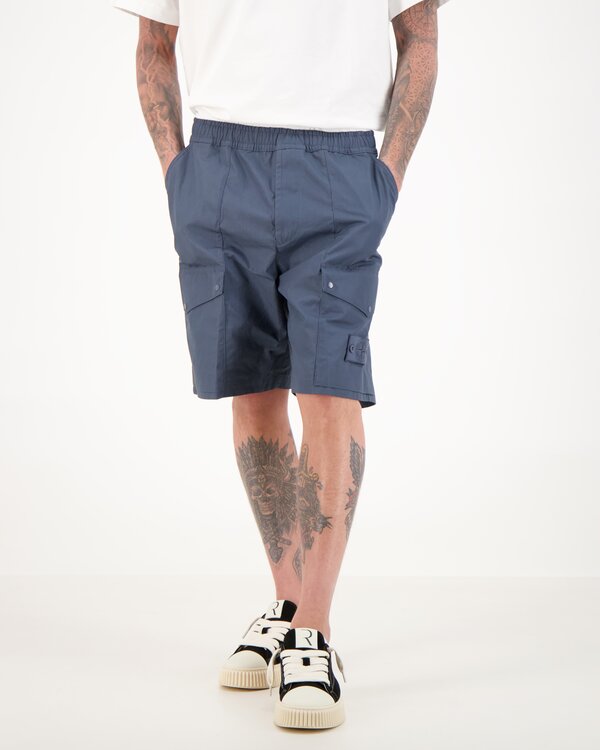 L100004 All Weather Canvas SI Ghost Shorts Blau