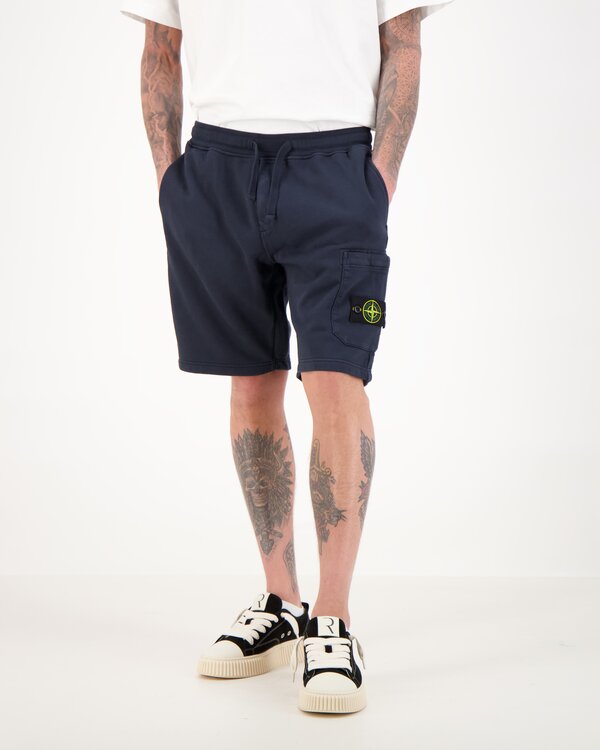 6200011 Organic Cotton Fleece Sweats Shorts Marine