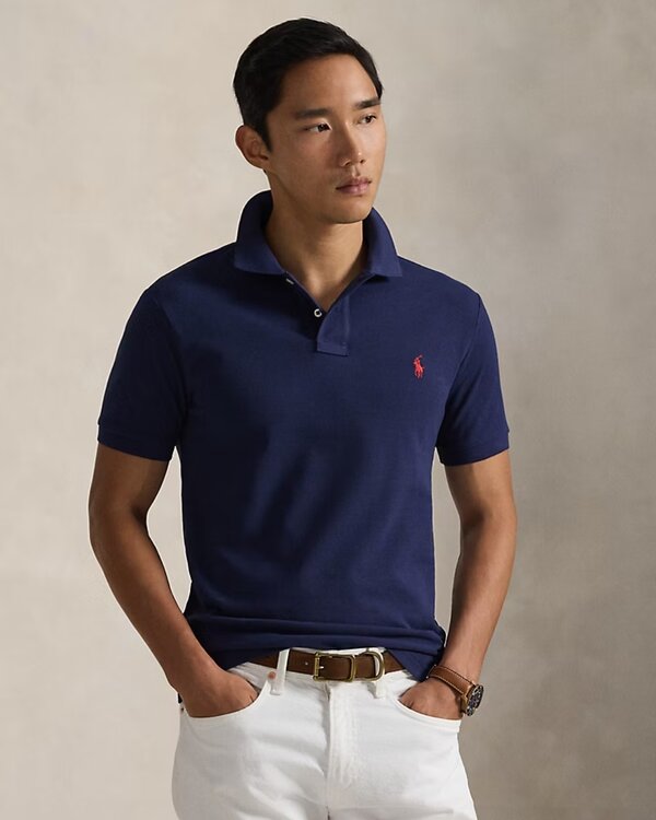 Polo Slim Fit Marine