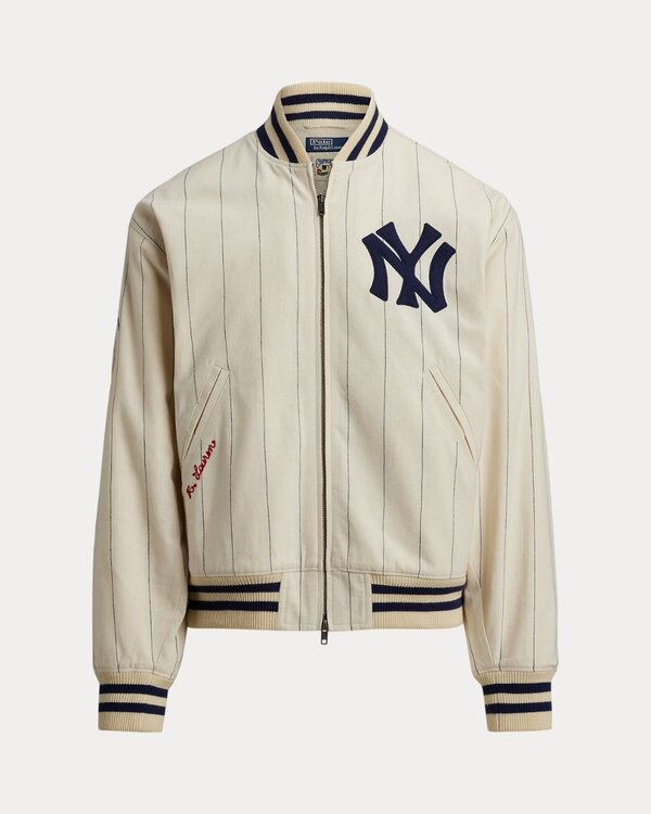 Yankees Bomber Jacke Creme