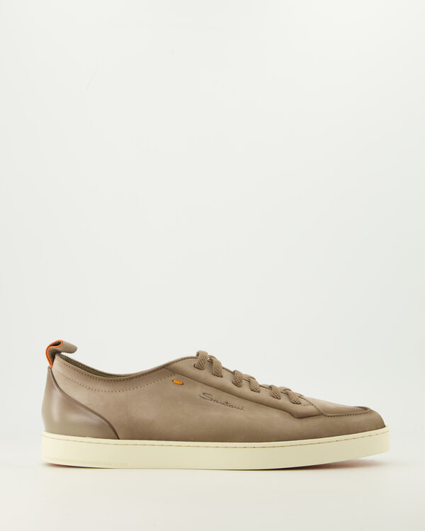 Nubuck Santoni Off-duty sneaker Beige