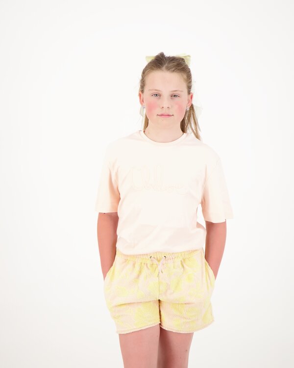 Signature Logo Interlock T-Shirt Licht Roze