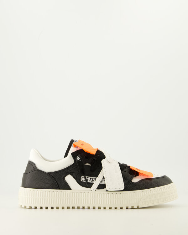 3.0 Court Low Top Sneaker Wit/Zwart