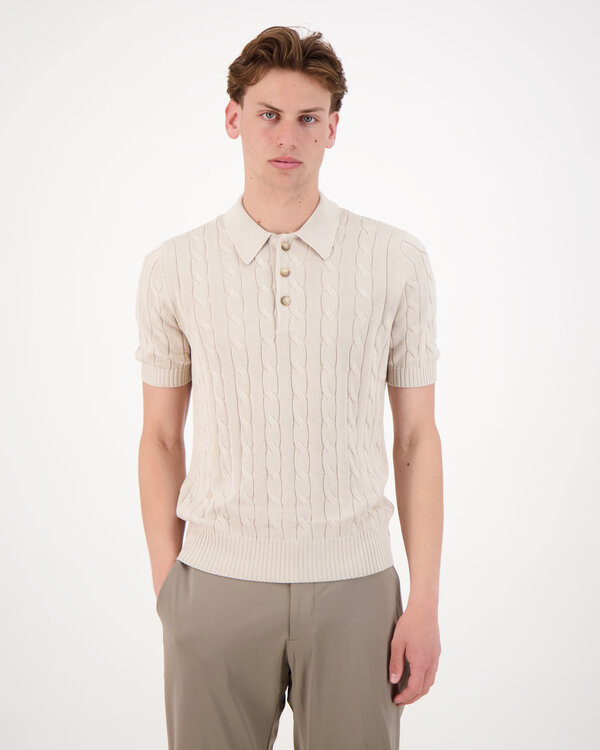 Tennis Polo Beige