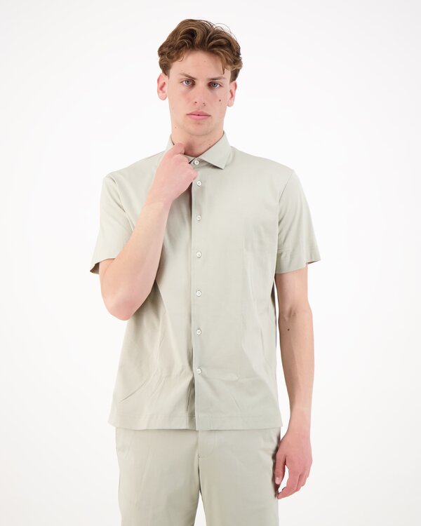 Interlock Supima Shirt S/S Stone