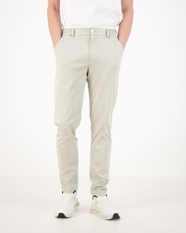 Supima Tapered Trousers Stone