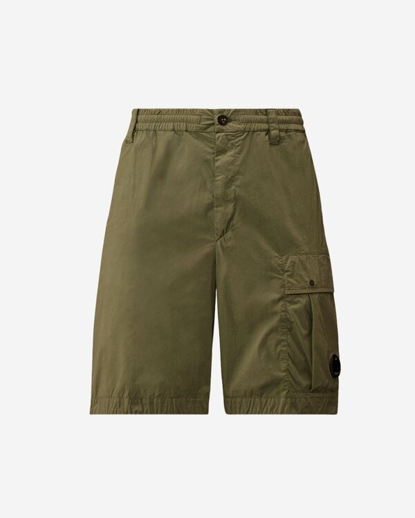 Bermuda Cargo in 50 Fili Stretch Groen