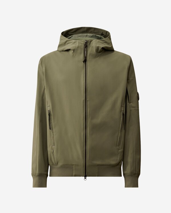 Shell-R Hooded Lens Jacket Green