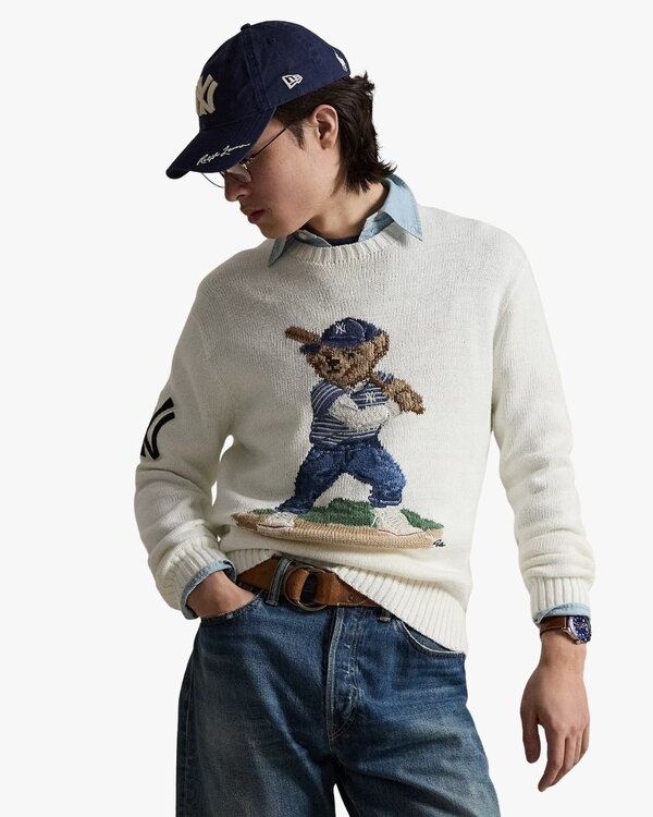 Yankees Bear Jumper Weiß