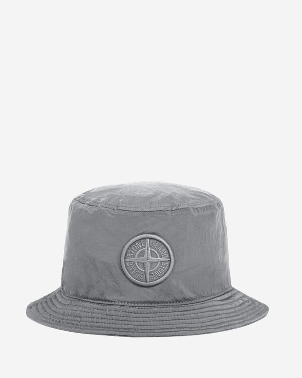 9100012 Nylon Metal In Econyl  Bucket Hat Pearl Grey