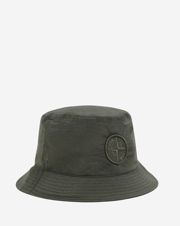 9100012 Nylon Metal In Econyl Bucket Hat Musk Green