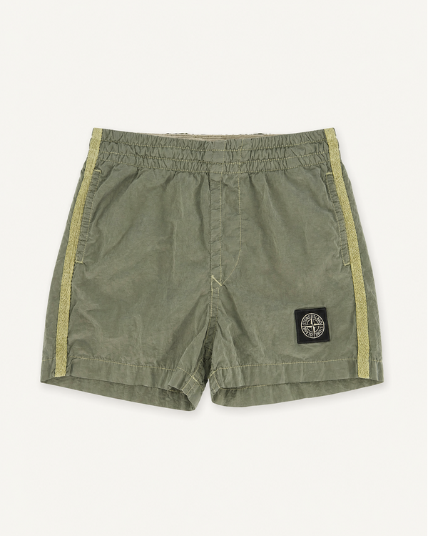 B100002 Nylon Metal In Econyl Regenerated Swimshort Pearl Grey