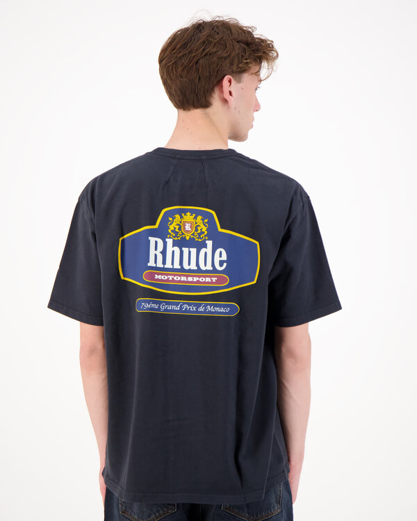 Racing Crest T-Shirt Zwart