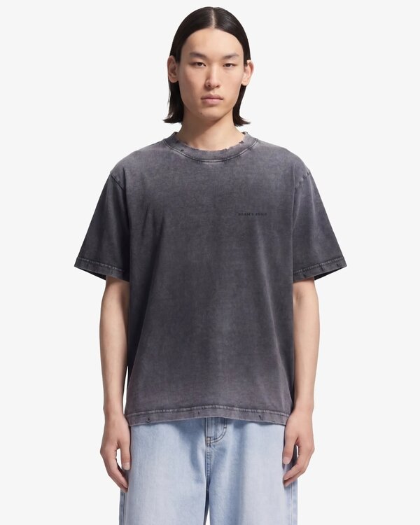 Distressed Big Lemon T-Shirt Black