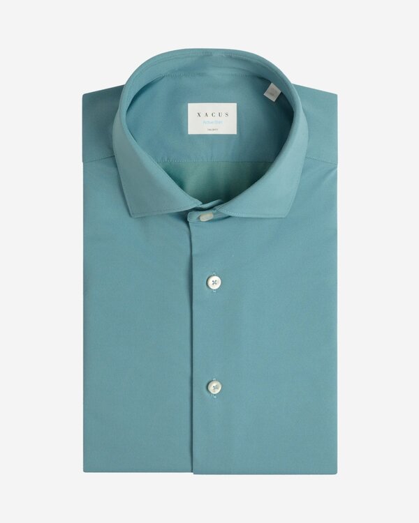 Active Tailor Fit Shirt Blau