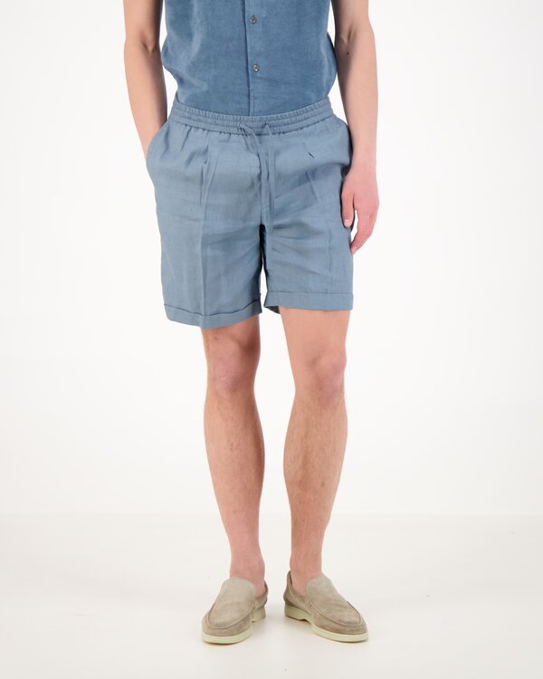 Linen Seaside Shorts Green