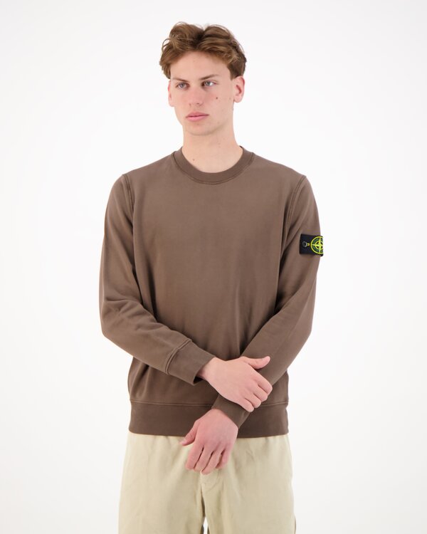 6100060 Organic Cotton Fleece Sweater Brown