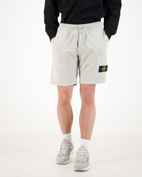 6200011 Organic Cotton Fleece Sweats Shorts Parel Grijs