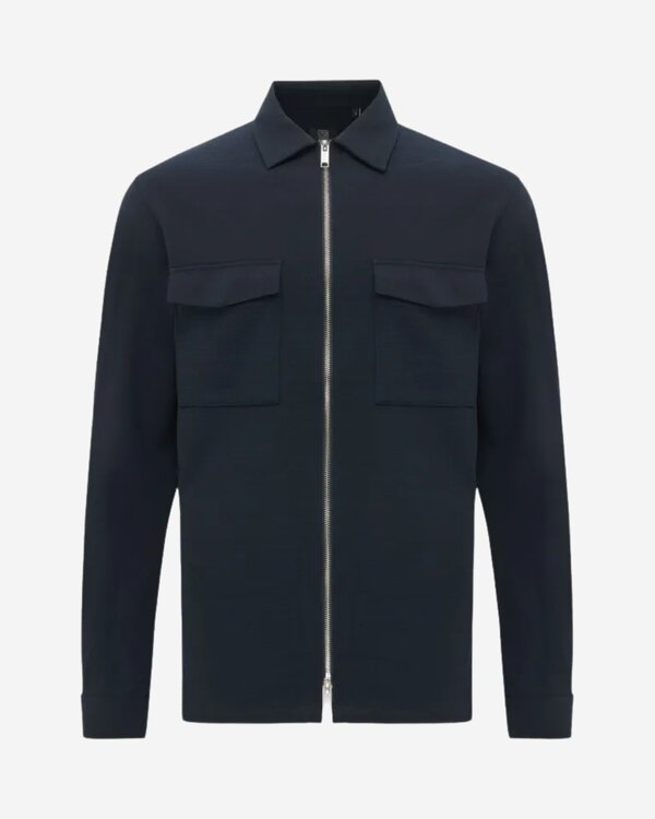 Oaks Shirt Jacket Zip Navy