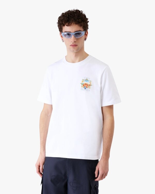 Flower Court Icon Classic T-Shirt Wit